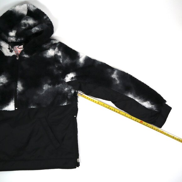 Outdoor Collection by 26 International Sherpa Jacket Side Zip Black and White LG - Picture 7 of 9